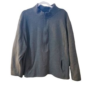 Blue Mountain Super Soft Zipper Sweatshirt/ Size 3x Womens/ Charcoal Gray